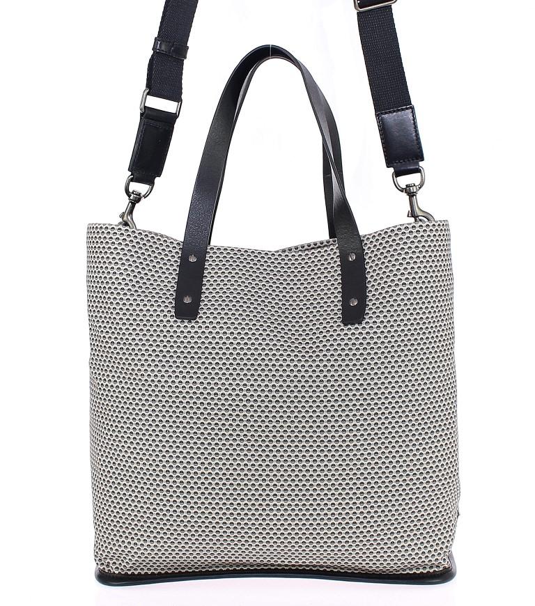 Beige cotton tote bag