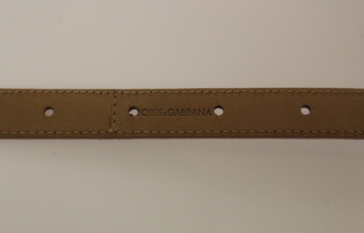 Pink Leather Suede Belt