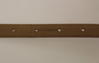 Pink Leather Suede Belt