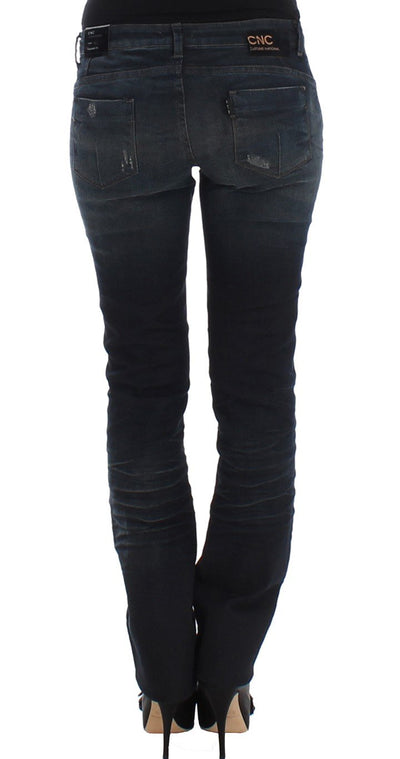 Blue skinnny leg jeans