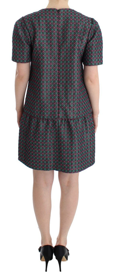 Multicolor Audrey short sleeve dress