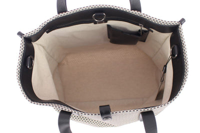 Beige cotton tote bag