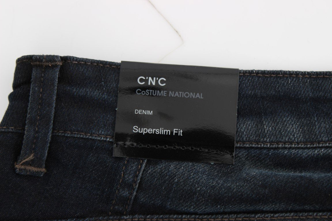 Blue skinnny leg jeans