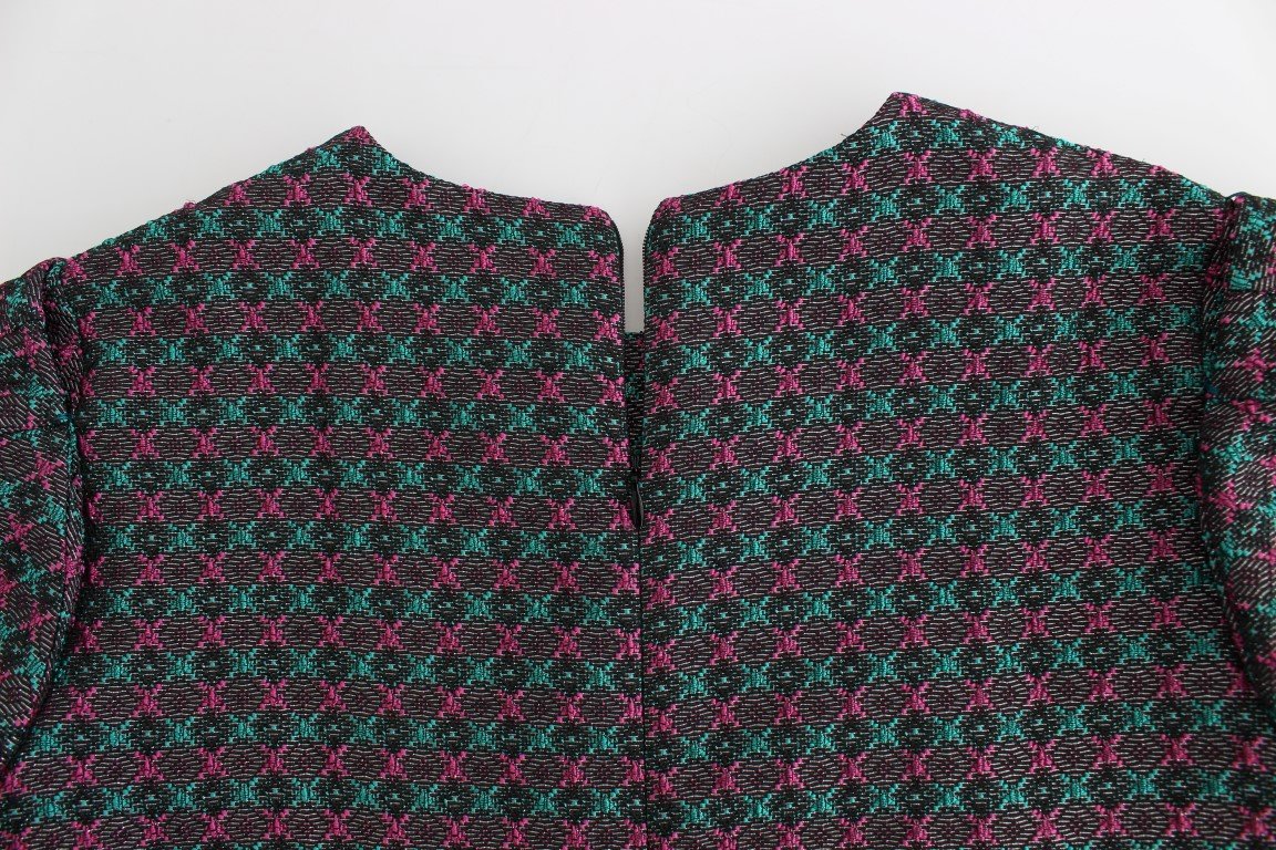 Multicolor Audrey short sleeve dress
