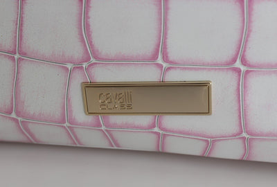 Pink Leather Shoulder Messenger Bag
