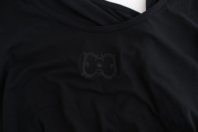 Black cotton tank top