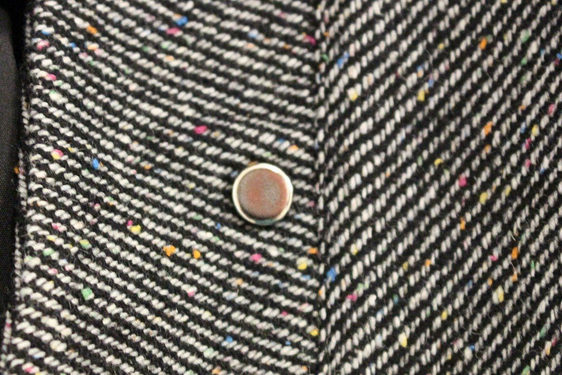 Gray Black Salt Peppar Coat Jacket