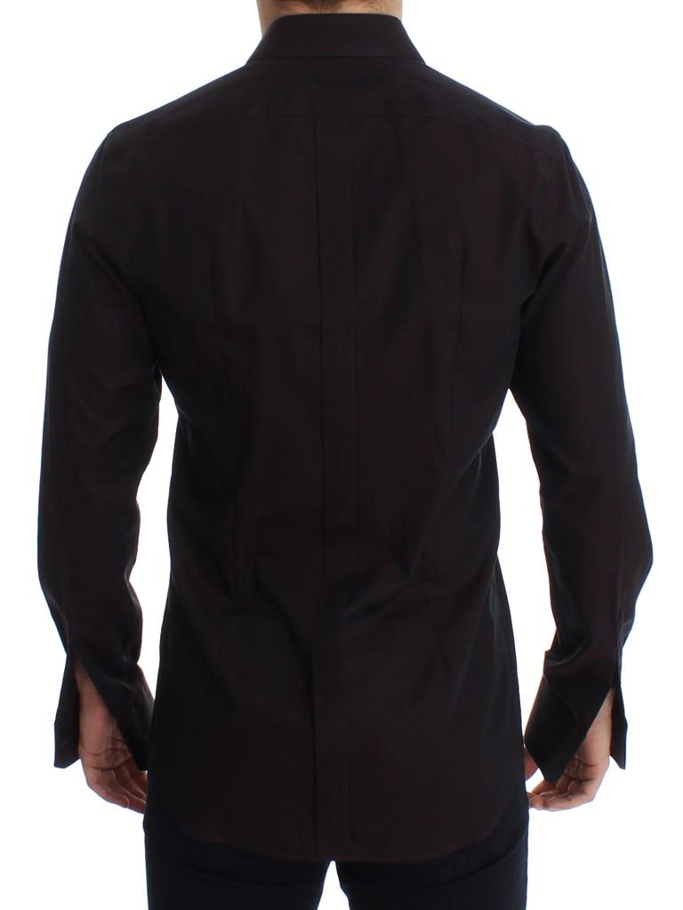 Purple GOLD Slim Fit Tuxedo Dress Shirt