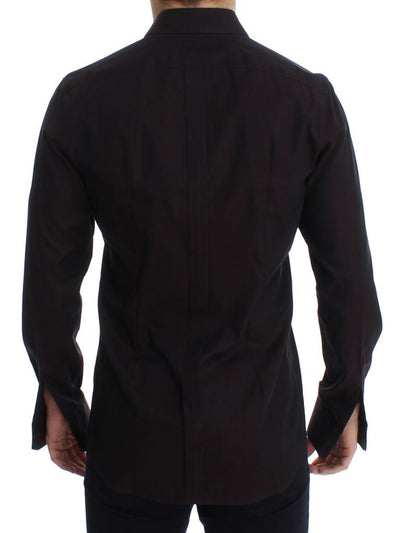 Purple GOLD Slim Fit Tuxedo Dress Shirt