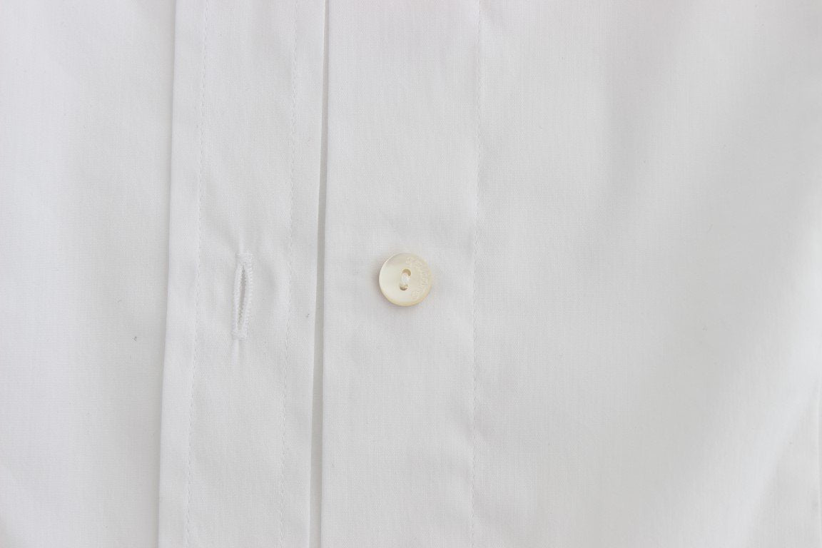 White cotton shirt top
