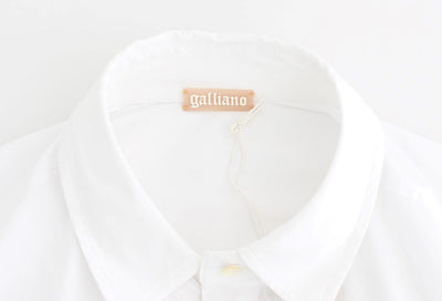 White cotton shirt top