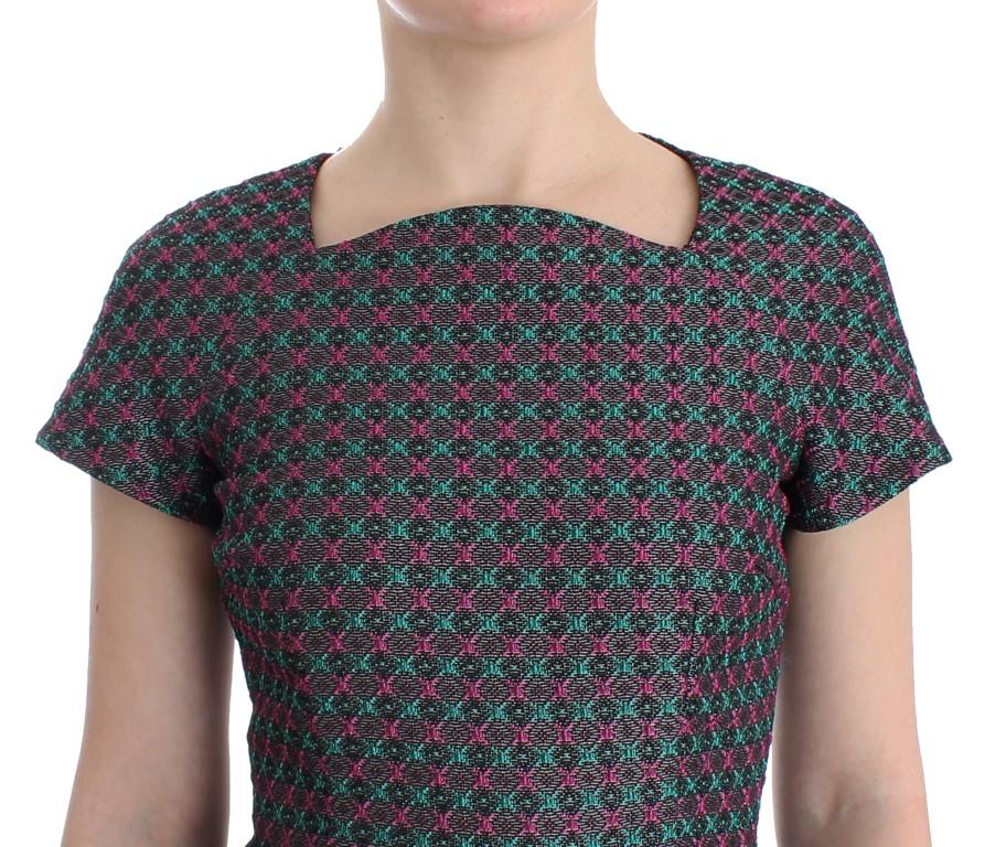Multicolor Doris short sleeve dress