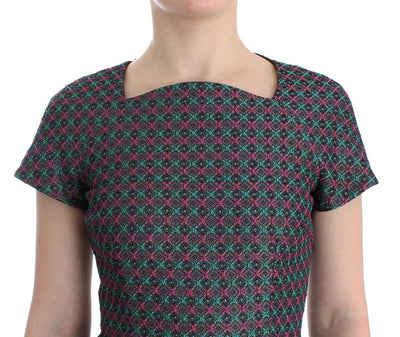 Multicolor Doris short sleeve dress