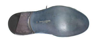 Blue Leather Dress Formal Shoes