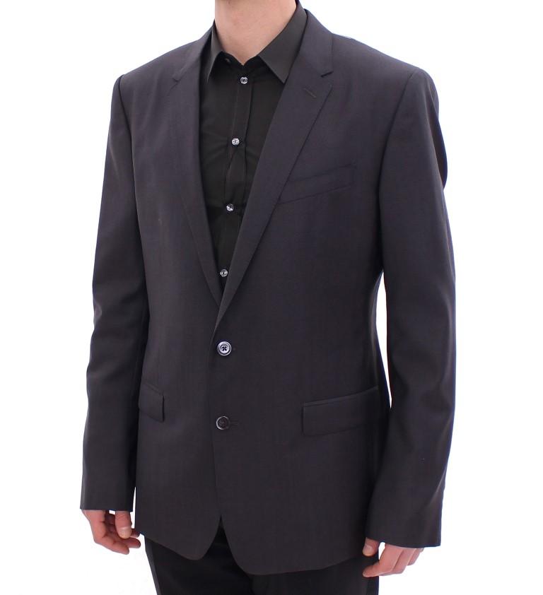 Gray slim fit MARTINI wool blazer