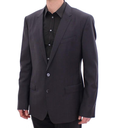 Gray slim fit MARTINI wool blazer