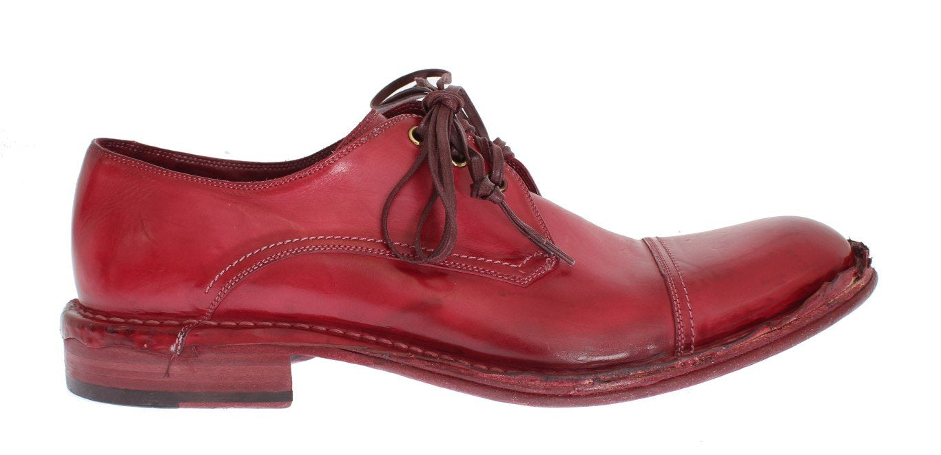 Red Leather Dress Formal Shoes