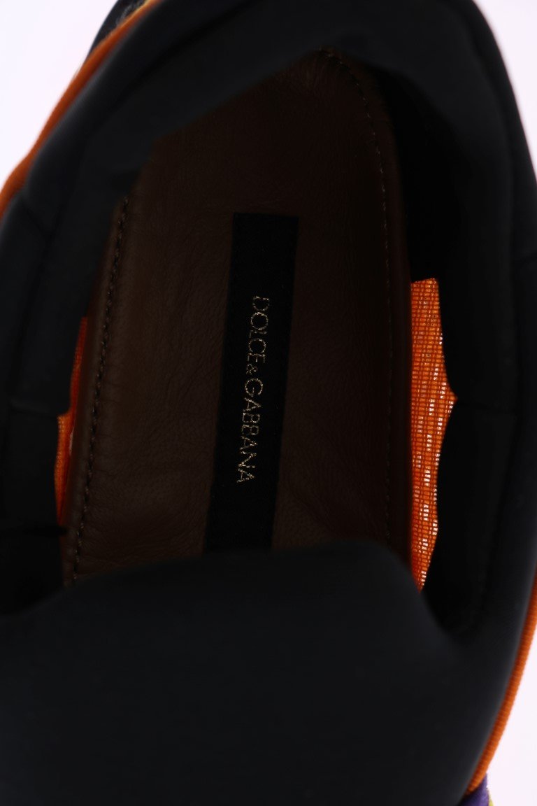 Orange Yellow Espadrilles Sneakers