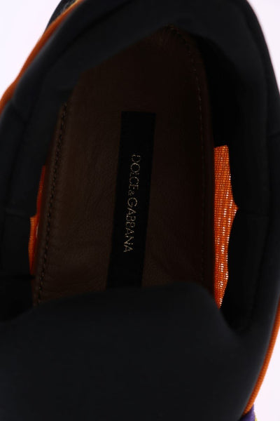 Orange Yellow Espadrilles Sneakers