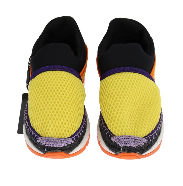 Orange Yellow Espadrilles Sneakers