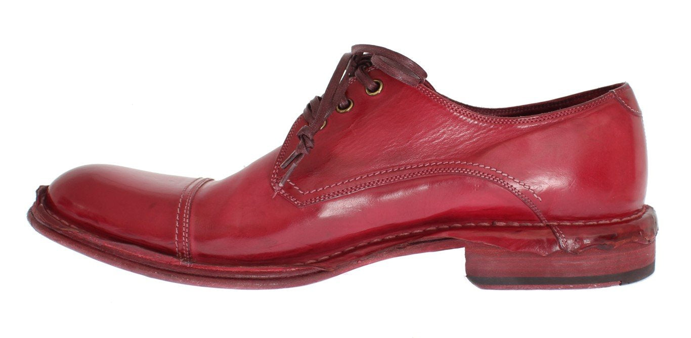 Red Leather Dress Formal Shoes