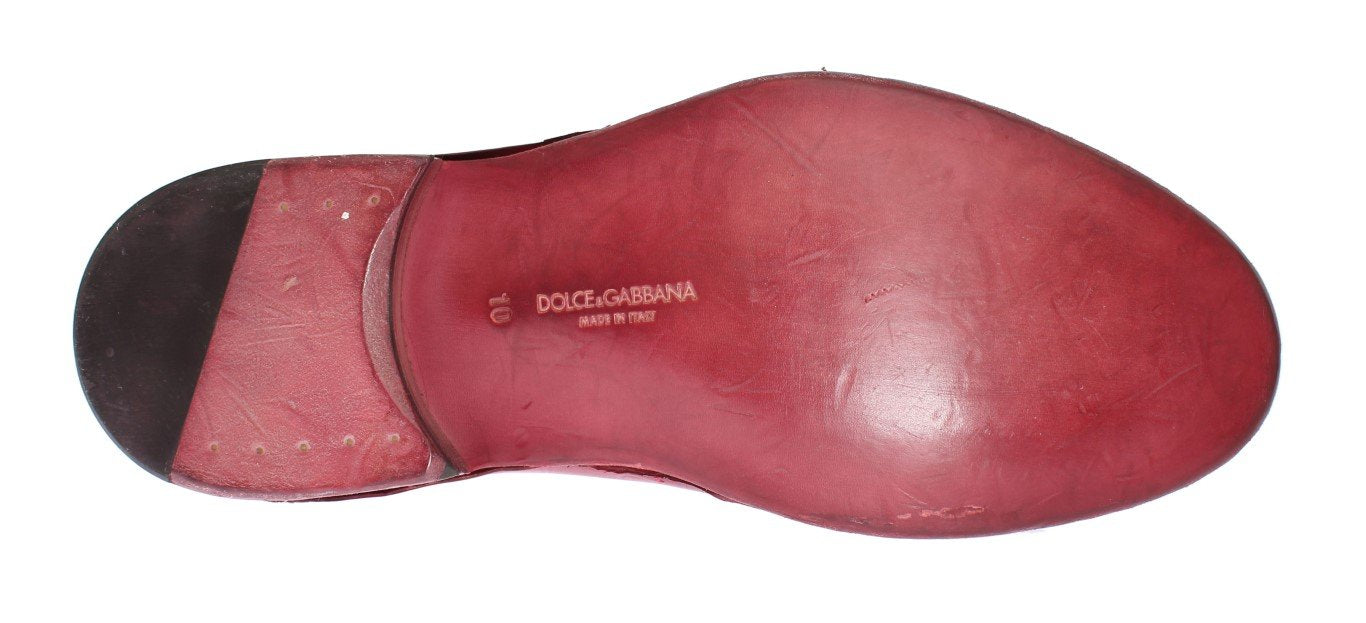 Red Leather Dress Formal Shoes