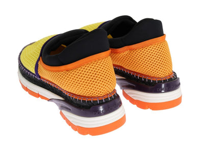 Orange Yellow Espadrilles Sneakers