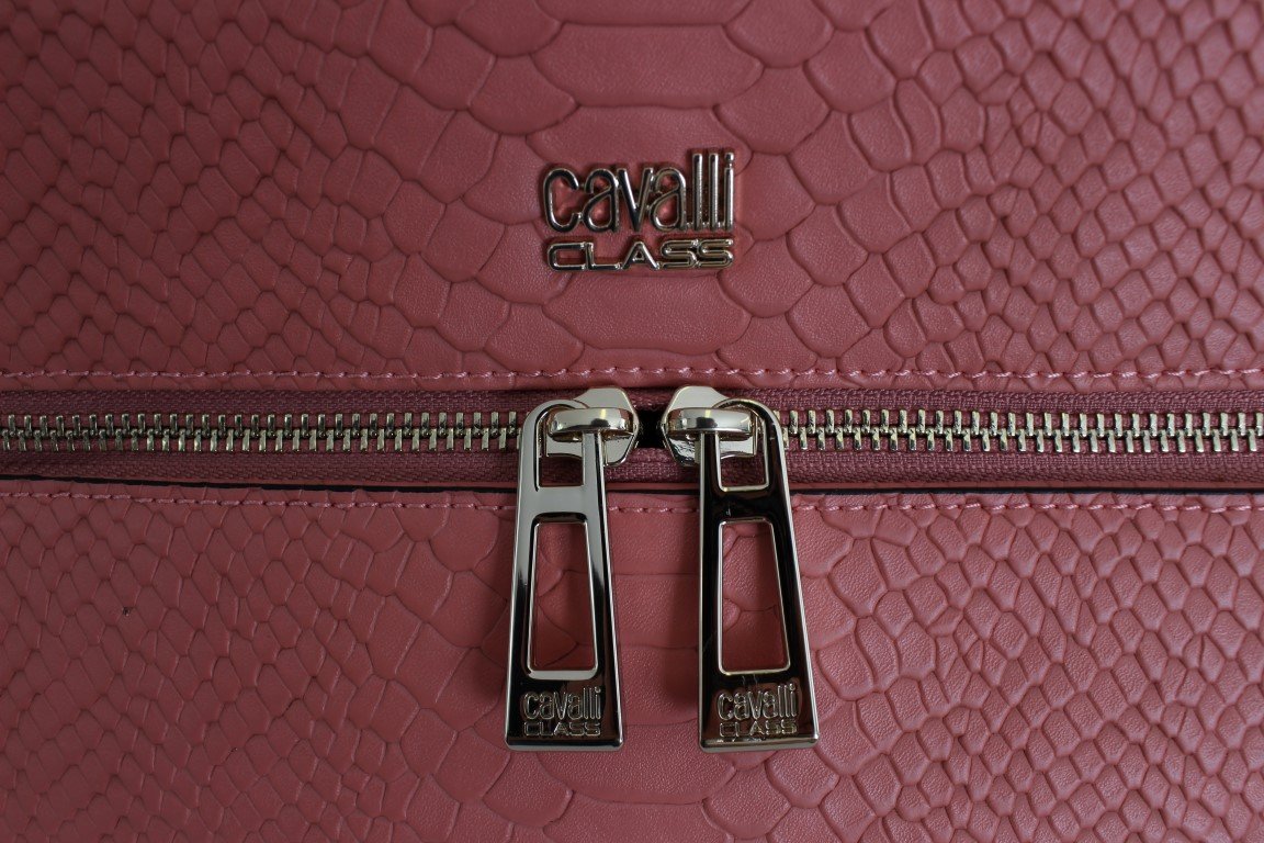 Pink Nude Hand Shoulder PVC Satchel Bag