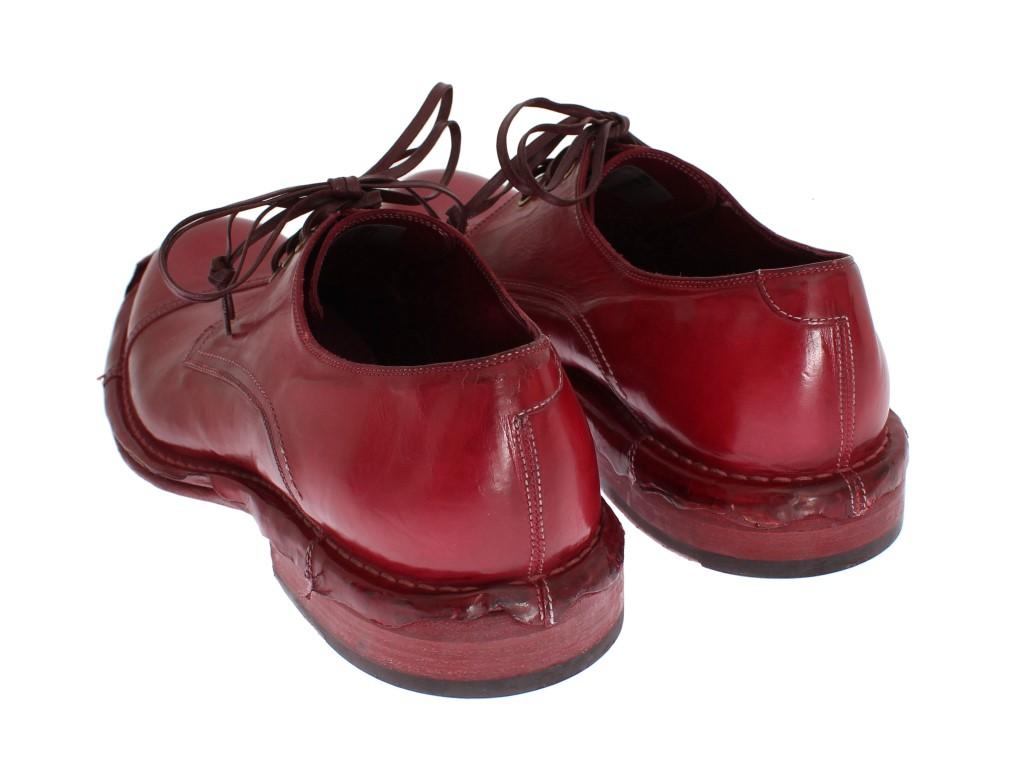 Red Leather Dress Formal Shoes