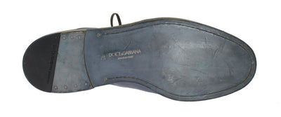 Blue Leather Dress Formal Shoes