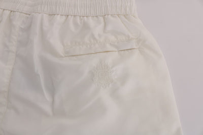 White Beachwear Swimshorts Shorts