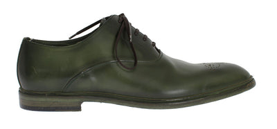Green Leather Dress Formal Shoes