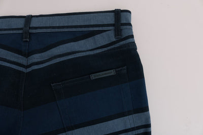 Blue Striped 14 STRETCH Slim Fit Cotton Jeans