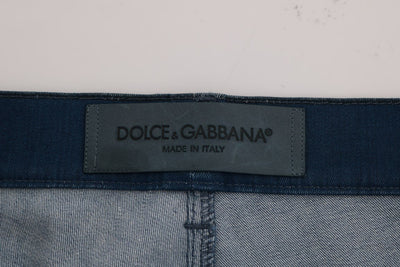 Blue Striped 14 STRETCH Slim Fit Cotton Jeans