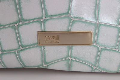 Blue Leather Hand Shoulder Messenger Bag