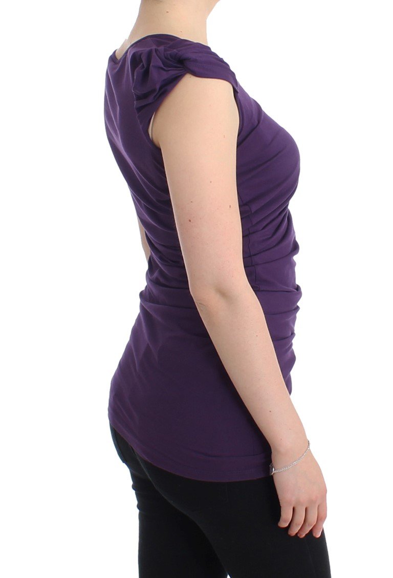 Purple cotton top