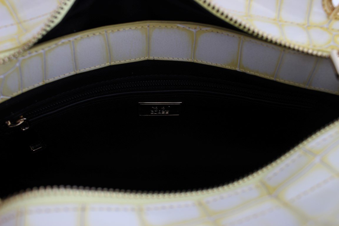 Yellow Leather Hand Shoulder Messenger Bag