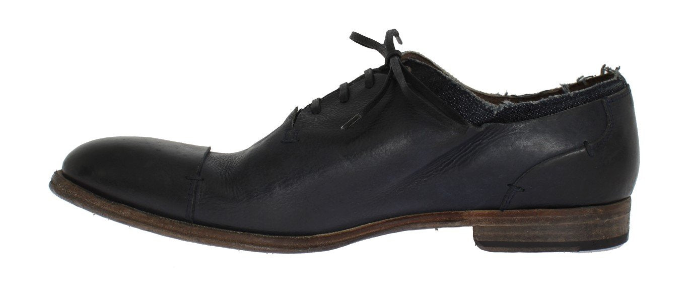 Blue Leather Dress Formal Shoes