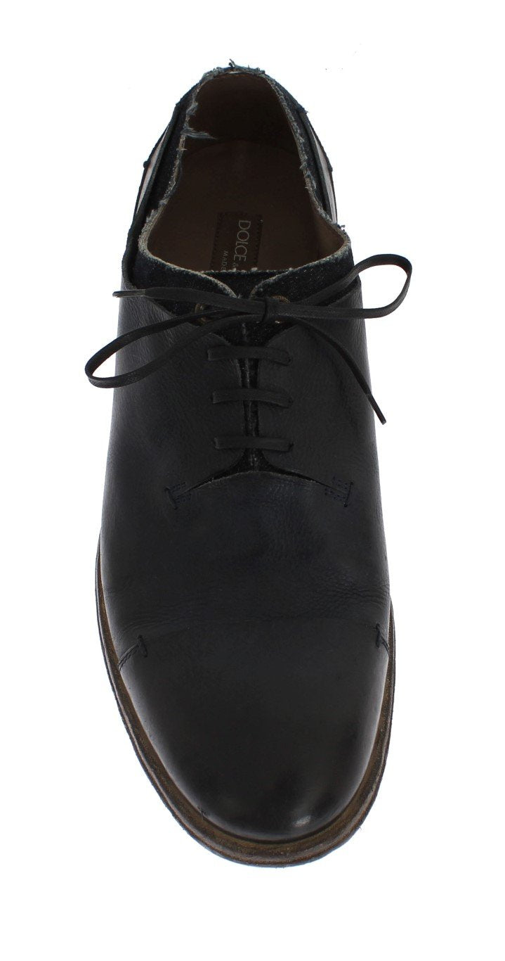 Blue Leather Dress Formal Shoes