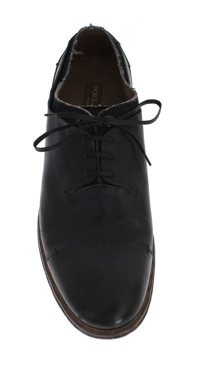 Blue Leather Dress Formal Shoes