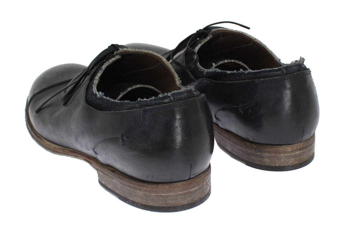 Blue Leather Dress Formal Shoes