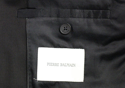 Black two button blazer with Vest