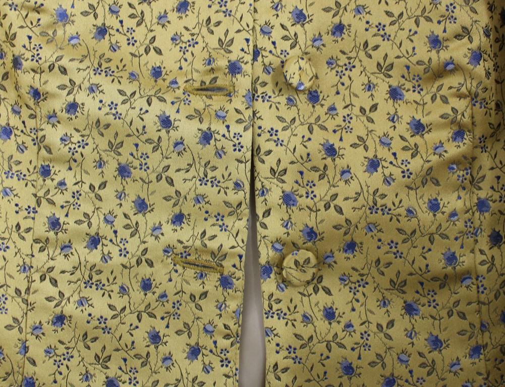 Silk Short Jacquard Floral Blazer Jacket