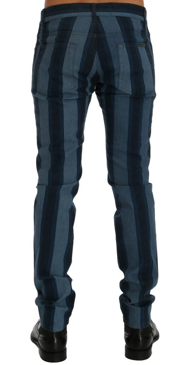 Blue Striped 14 STRETCH Slim Fit Jeans