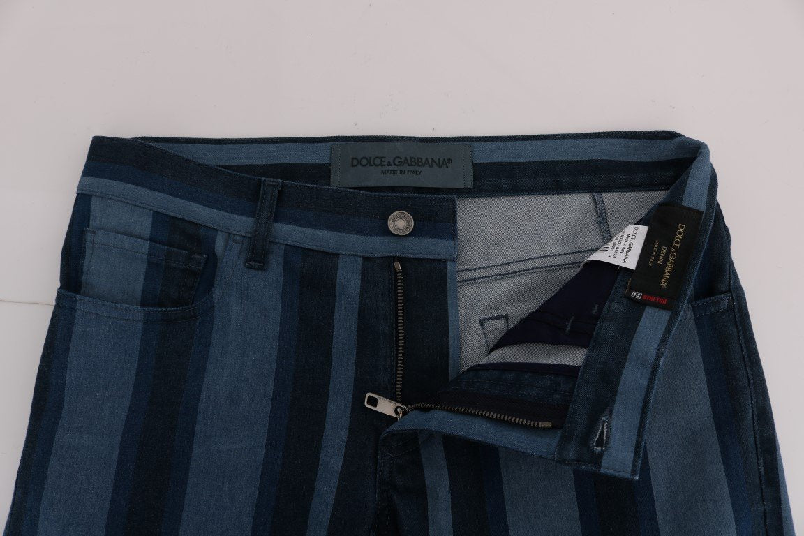 Blue Striped 14 STRETCH Slim Fit Jeans