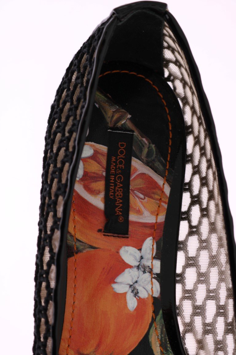 Black Ballet Flats Crystal Loafers