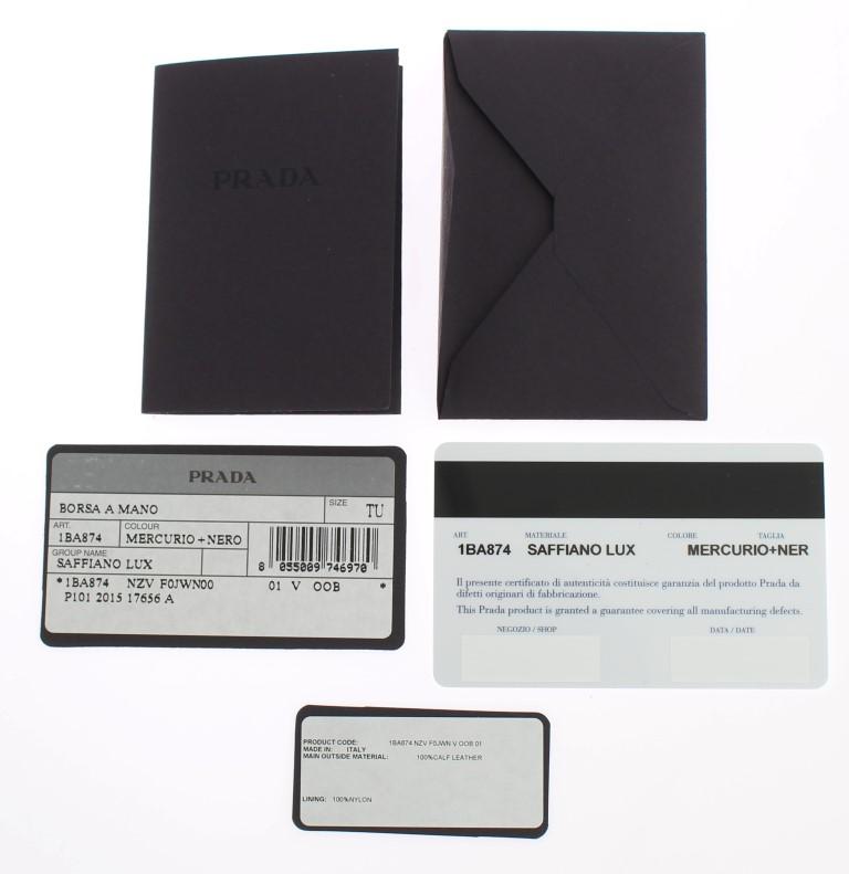 PRADA Saffiano Lux Bag 1BA874 NZV F0JWN00