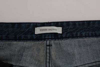 Blue Wash Cotton Straight Fit Jeans