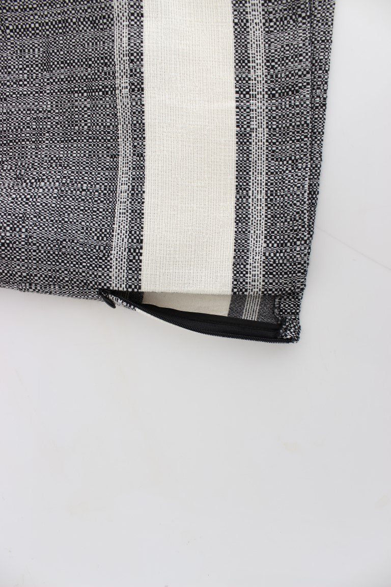 Gray Elegant Cotton Top Blouse