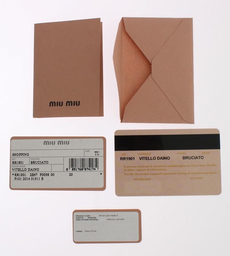 Miu Miu Vitello Diano RR1901 2E67 F0038